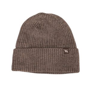 "Ava" wolmix beanie met omslag