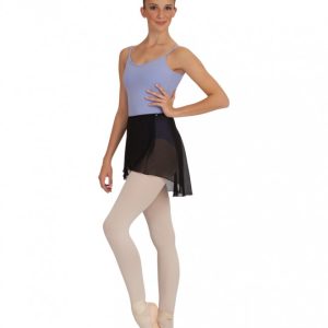 Capezio chiffon elastisch wrap skirt