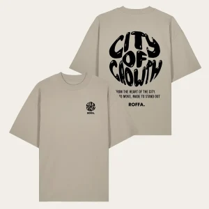 ROFFA. heavy oversized t-shirt - From the heart - 100% organisch katoen
