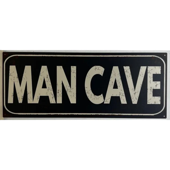 BBQ wandbord Mancave 50 x 20 cm - Afbeelding 2